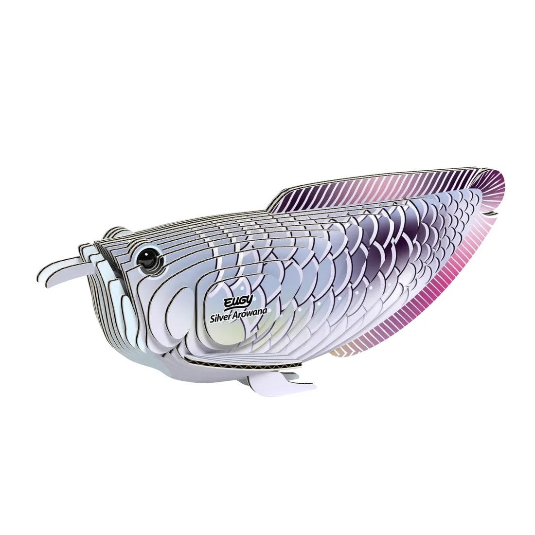 ryba-arowana-srebrna-ukladanka-3d-eugy