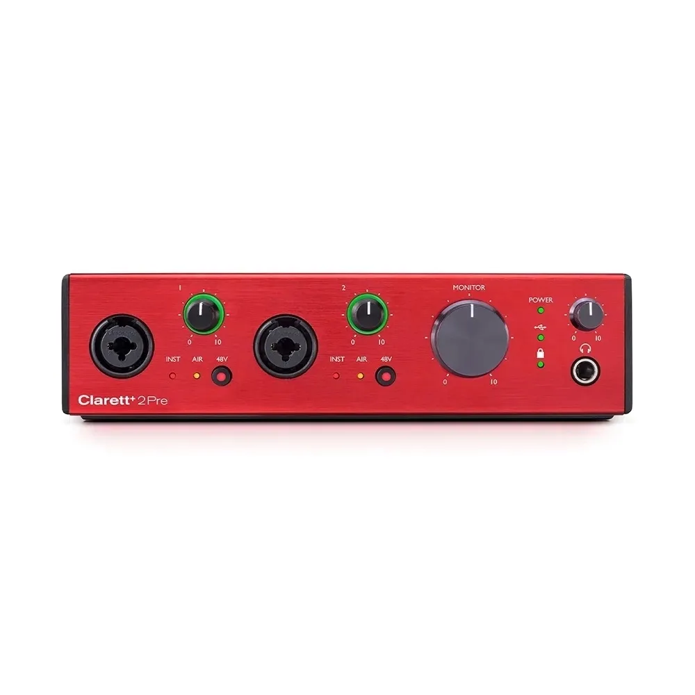 interfejs-audio-focusrite-clarett-2pre-czerwony