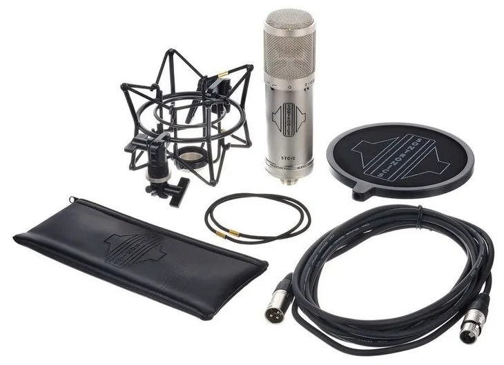 sontronics-stc-2-pack-silver-mikrofon-pojemnosciowy-kosz-popfiltr-wielkosc-membrany-wielkomembranowy