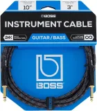 boss-bic-10-3m-kabel-gitarowy-instrumentalny-prosty-pozlacane-wtyki-3-metry-dlugosc-kabla-3-m