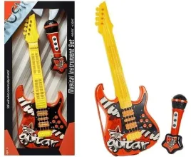 gitara-elektryczna-lean-toys-3361-czerwona