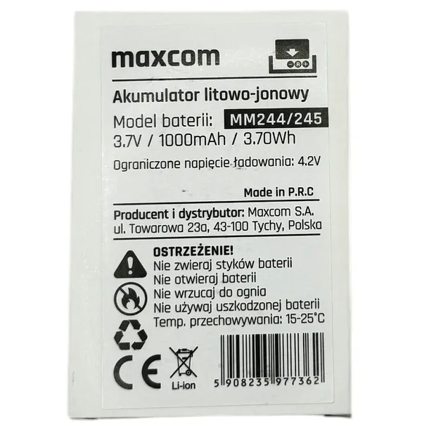 nowa-bateria-maxcom-mm244-mm245-1000mah-pojemnosc-akumulatora-1000-mah