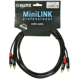 kabel-klotz-minilink-2x-rca-cinch-2x-rca-cinch-6-m