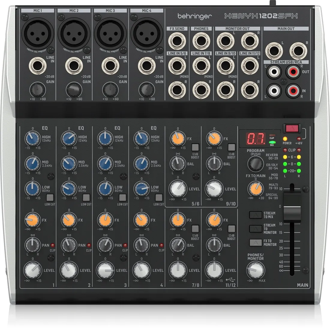 behringer-xenyx-1202sfx-12-kanalowy-mikser-analogowy-z-interfejsem-usb-marka-behringer