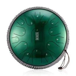 hluru-tbp15-14-jewelgreen-tongue-drum-15-ton-14-handpan-zielony