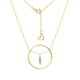 naszyjnik-damski-harf-zloto-585-kolko-45cm