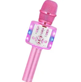 mikrofon-karaoke-bluetooth-bonaok-z-funkcja-magrywania-i-zmiany-glosu-roz
