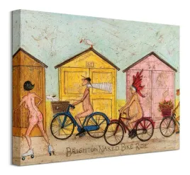 sam-toft-brighton-naked-bike-ride-obraz-40x30cm