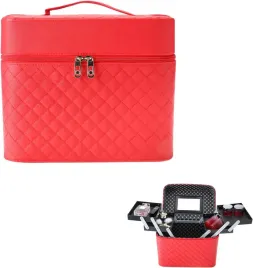 homtone-wielofunkcyjna-kosmetyczka-4-poziomowa-z-lustrem-czerwona