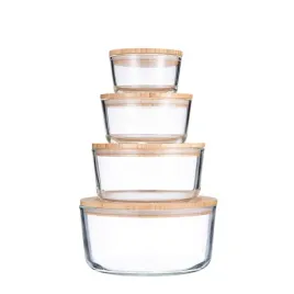 pojemnik-szklany-polifach-home-4-szt-13-l-z-pokrywka-bambusowa