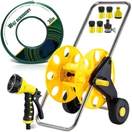 zestaw-waz-ogrodowy-30m-wozek-zraszacz-zwijacz-pistolet-zlaczki-3-4-1-2