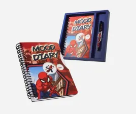 pamietnik-dla-dzieci-spiderman-zestaw-z-dlugopisem-dziennik-nastroju
