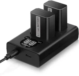 baterie-2-sztuki-enegon-1300-mah-ladowarka