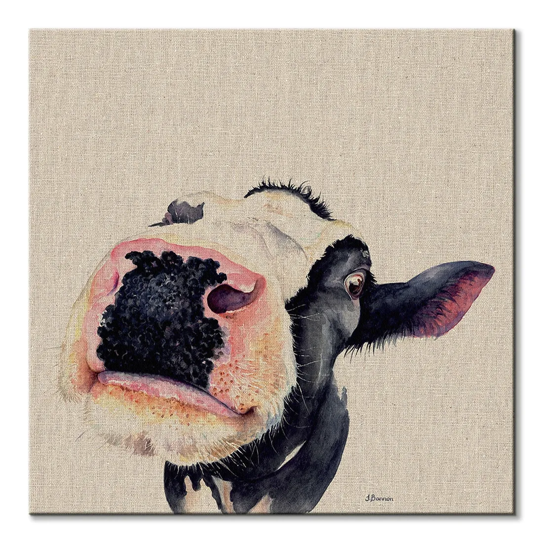 krowa-cow-obraz-na-plotnie-30x30-cm