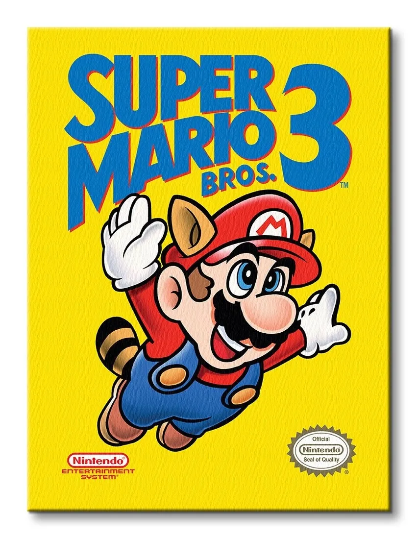 obraz-na-plotnie-super-mario-bros-3-nes-cover