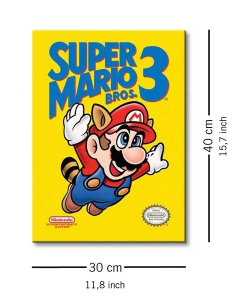 obraz-na-plotnie-super-mario-bros-3-nes-cover-szerokosc-produktu-30-cm
