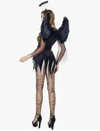 halloween-stroj-aniola-demona-damski-rekawy-nakrycie-glowy-party-xl