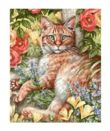tishiron-obrazy-dla-doroslych-kot-kolorowe-kwiaty-dla-doroslych-21-x-135cm