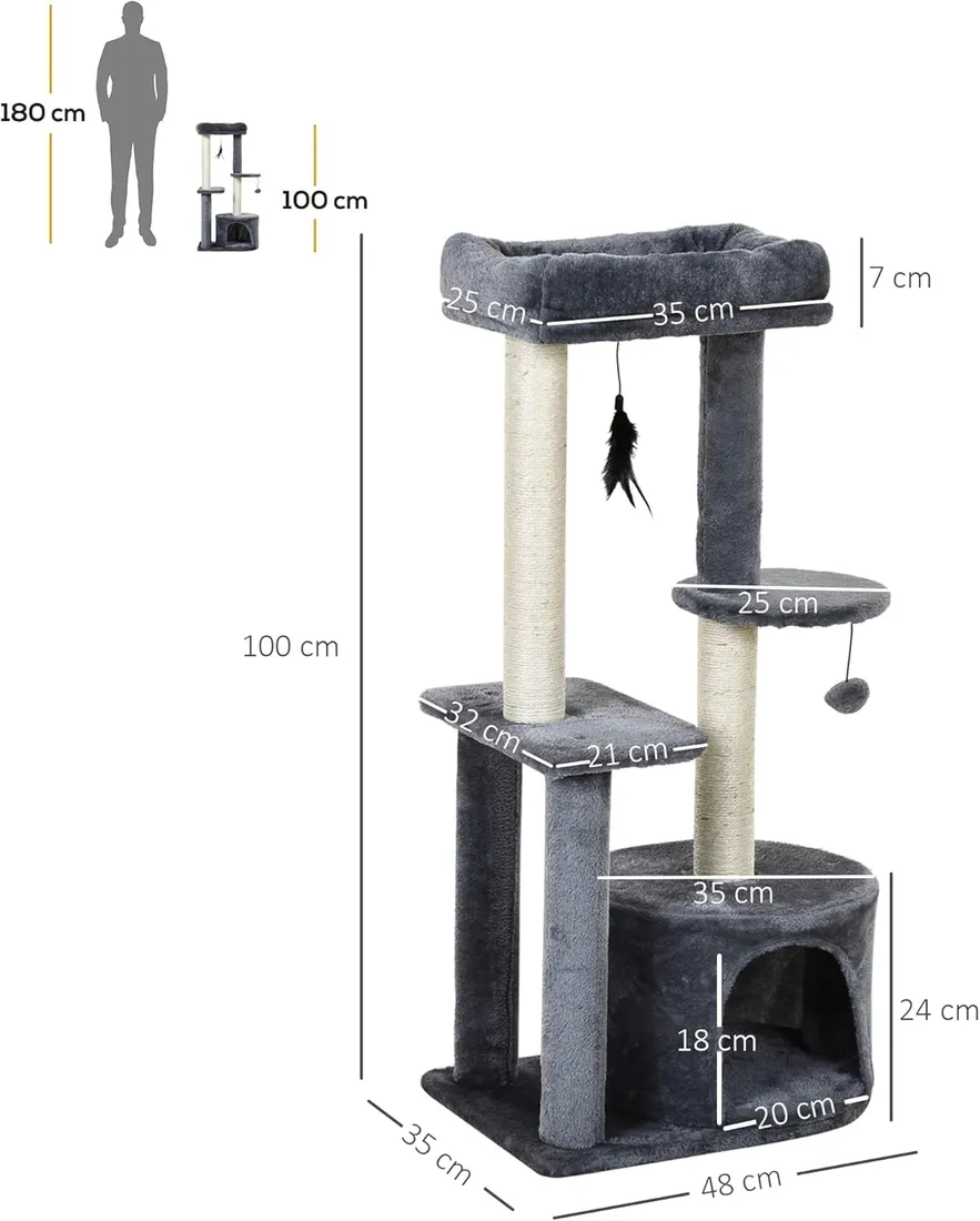 drapak-dla-kota-pawhut-drzewko-domek-dla-kota-podlogowy-48x35x100-cm-szary-marka-pawhut
