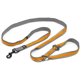 kurgo-quantum-leash-smycz-przepinana-dla-psa-6w1-pomaranczowa