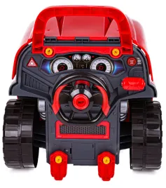 zestaw-do-majsterkowania-chrld-ciezarowka-czerwony-61-el-dzwiekowe-led