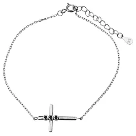 bransoletka-damska-harf-srebro-925-krzyzyk