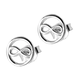 kolczyki-damskie-harf-srebro-nieskonczonosc