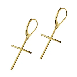 kolczyki-damskie-harf-srebro-krzyzyk