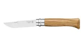scyzoryk-opinel-nr-8-luxury-range-ze-skorzana-pochwa-drewno-oliwne-waga-z-opakowaniem-0-22-kg