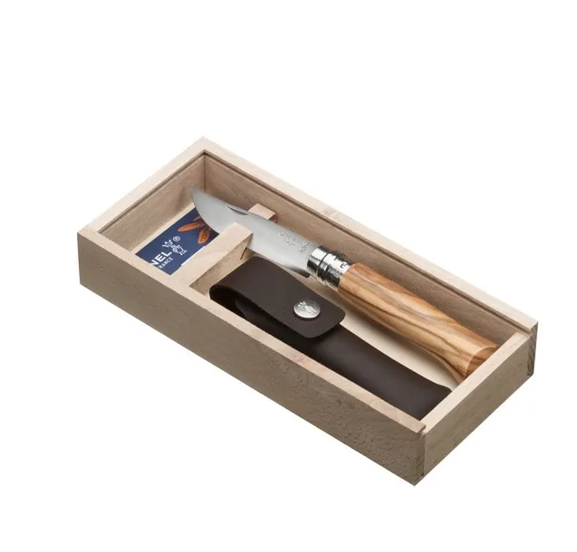 scyzoryk-opinel-nr-8-luxury-range-ze-skorzana-pochwa-drewno-oliwne-material-glowni-stal
