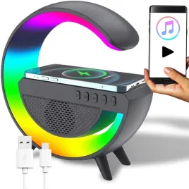 lampka-led-gamingowa-glosnik-rgb-ladowarka-indukcyjna-zegar-radio