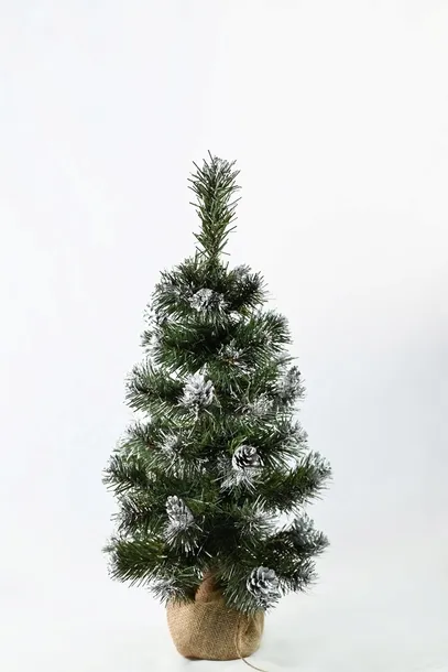 choinka-sztuczna-ozdobna-osniezona-zielona-z-szyszkami-na-biurko-65-cm-wysokosc-cm-do-100-cm