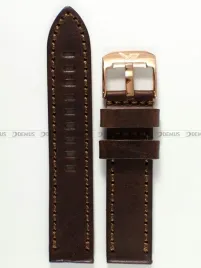 brazowy-pasek-do-zegarka-vostok-almaz-skora-22-mm