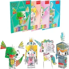 monumi-zestaw-mini-cube-head-fairytale-ksiezniczka-rycerz-smok-jednoro