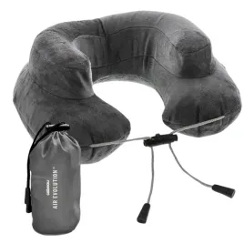 zaglowek-podrozny-cabeau-air-evolution-pompowany-welurowy-szary