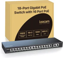 loocam-16-portowy-przelacznik-gigabit-poe-g784