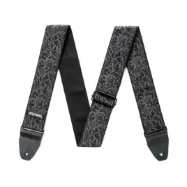 dunlop-d67-14-jacquard-black-thistle-guitar-strap
