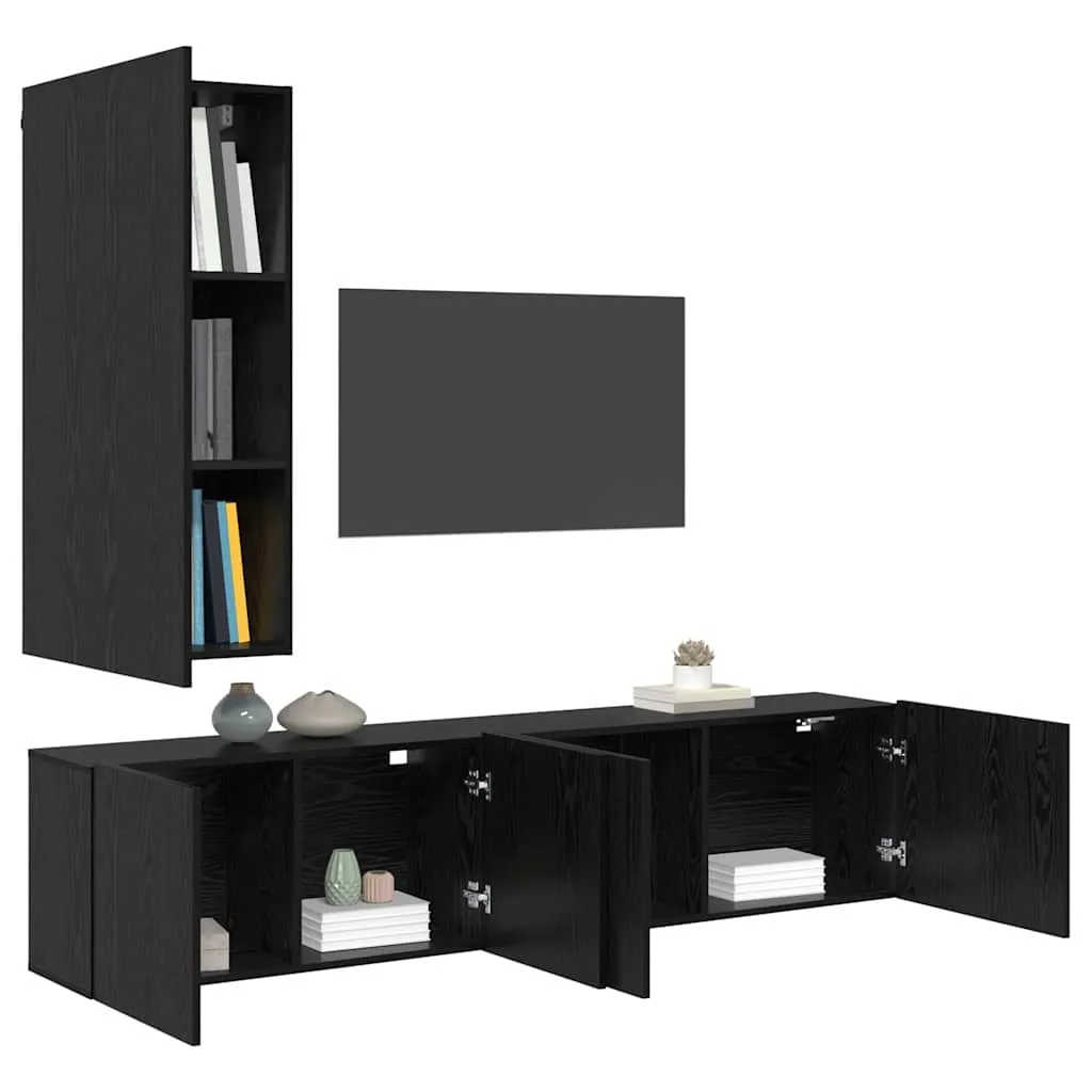 unit-scienny-do-telewizora-5-szt-czarny-dab-stan-nowy