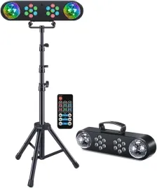 lampa-dj-z-statywem-ukfog-zq05156-wirujaca-kula-disco-pilot-efekt-swietlny