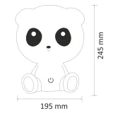 lampa-dziecieca-panda-czarno-biala-led-polux-kolor-bialy