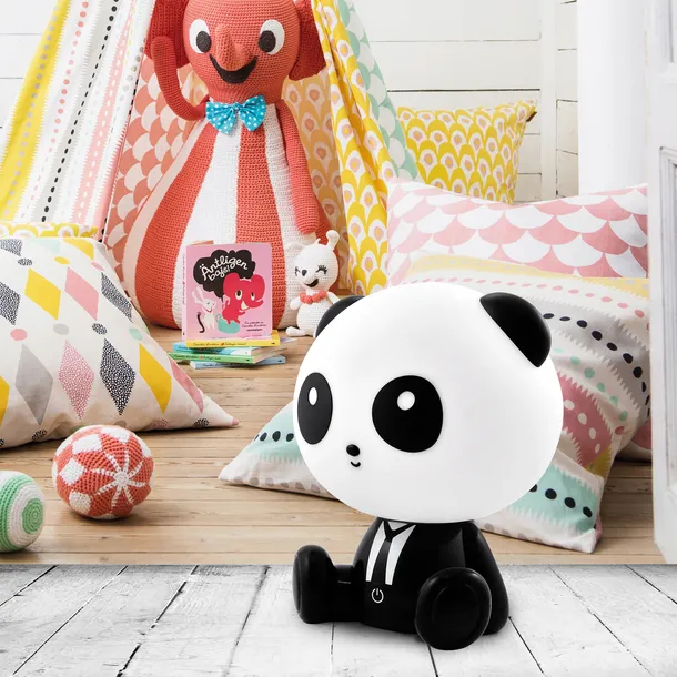 lampa-dziecieca-panda-czarno-biala-led-polux-typ-lampy-ze-zintegrowanym-zrodlem-swiatla