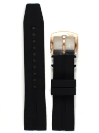 czarnyppasek-silikonowy-do-zegarka-vostok-almaz-22-mm-klamra-rozowe-zloto