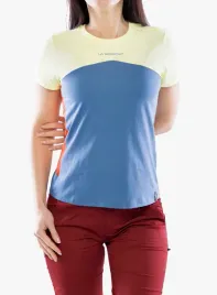 koszulka-bawelniana-damska-la-sportiva-roof-t-shirt-moonlight-zest-l