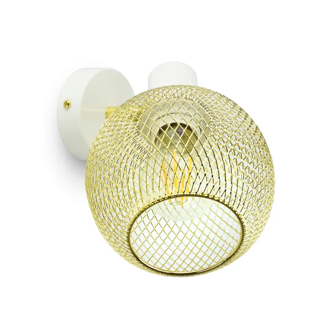 lampa-scienna-kinkiet-gold-globe-biala-488-k1-e27-ruchoma-zlota-rodzaj-gwintu-e27