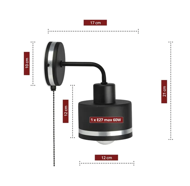 lampa-scienna-kinkiet-z-wlacznikiem-srebrne-pasy-dlugosc-wysokosc-21-cm