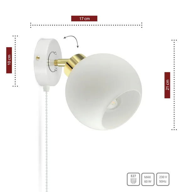 lampa-scienna-kinkiet-bialy-szklana-kula-white-glass-kw1-led-e27-wlacznik-certyfikat-ce