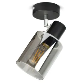 lampa-wiszaca-sufitowa-reflektor-czarna-szklana-glass-tube-535-eg1-led-e27