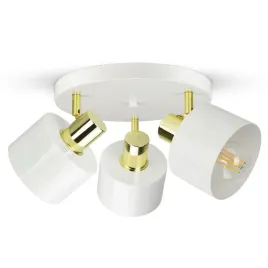 lampa-sufitowa-luxolar-biala-zlota-nowoczesna-3-punktowa-e27-20-cm