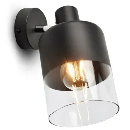 kinkiet-luxolar-bezbarwny-czarny-e27-60-w