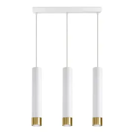lampa-wiszaca-luxolar-biala-zlota-3-punkty-swiatla-gu10